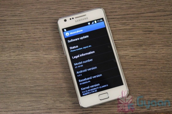 Samsung Galaxy S2 ICS india 4 560x372 Hands on with the Samsung Galaxy S2 ICS Android 4.0.3 Update in India
