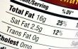 fat nutrition label