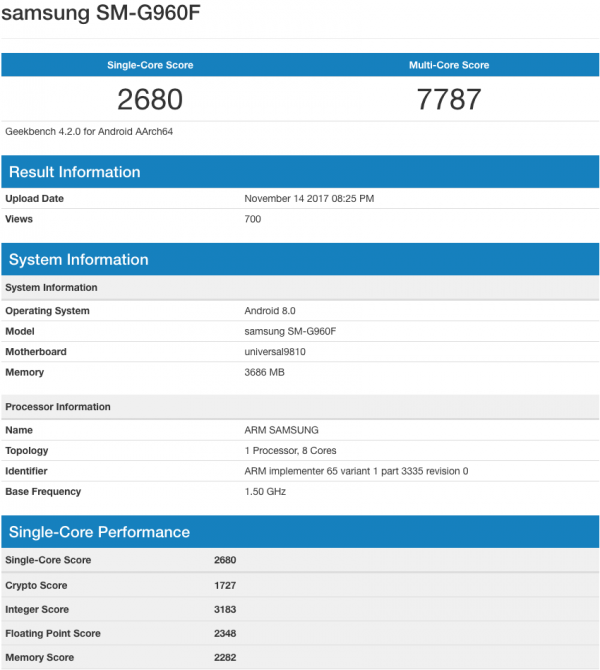 samsung galaxy 9s specs