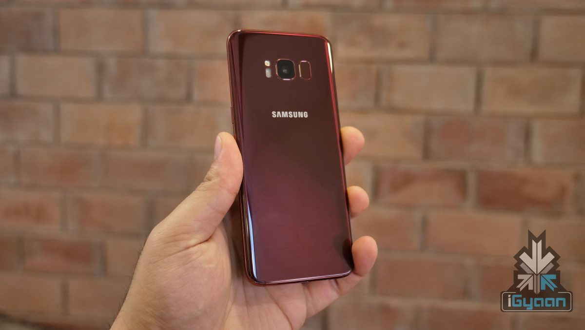 samsung s8 burgundy red price